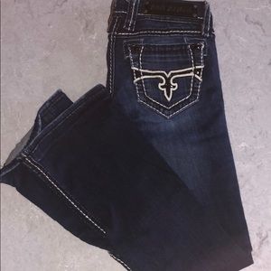 Rock Revival dark wash denim